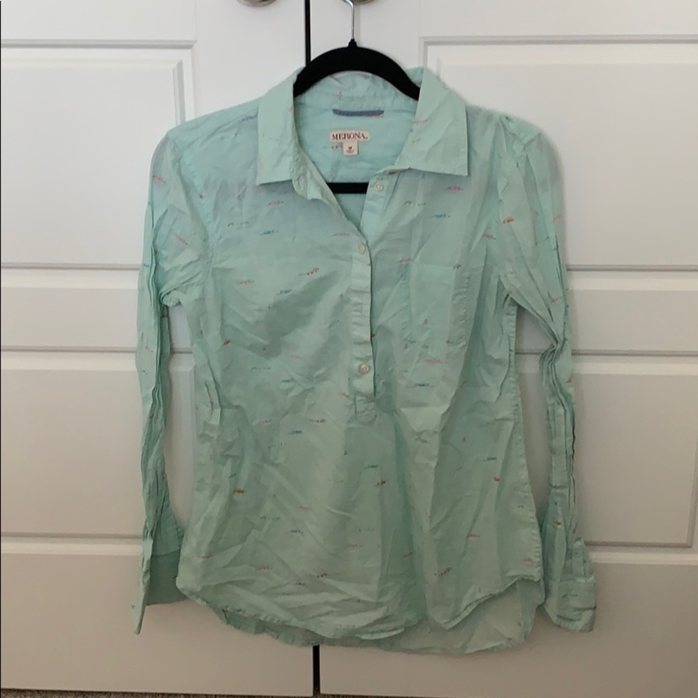 Merona button up blouse